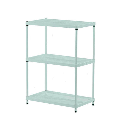 MeshWorks Shelving 3 Tier Sage Green alt 0