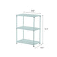 MeshWorks Shelving 3 Tier Sage Green alt 0