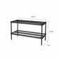 MeshWorks Shoe Shelf Black alt 0