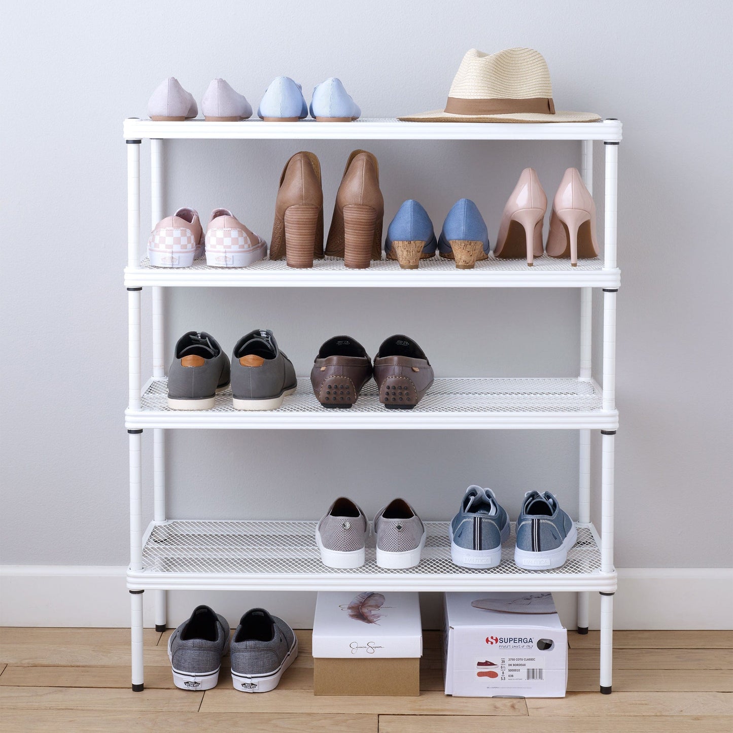 MeshWorks Shoe Shelf Black alt 0