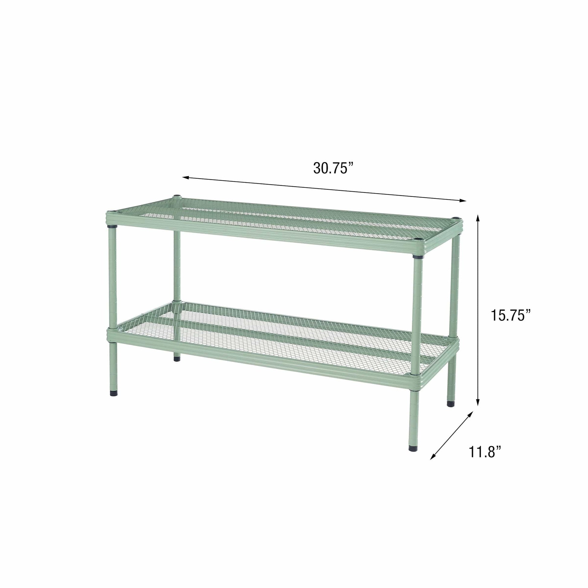 MeshWorks Shoe Shelf Sage Green alt 1