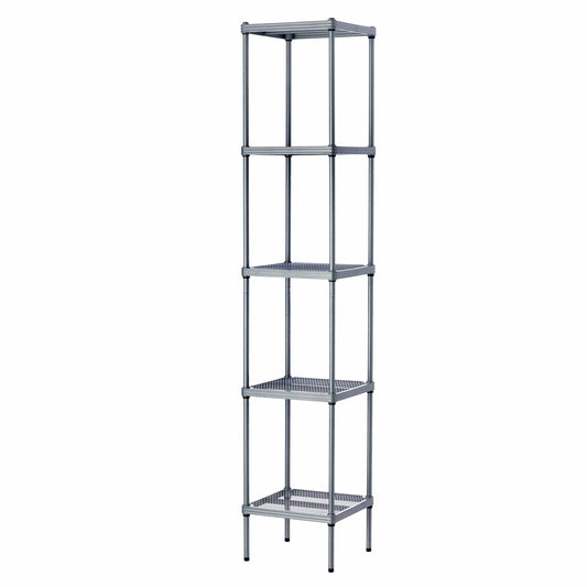 MeshWorks Tower 5 Tier Silver alt 0