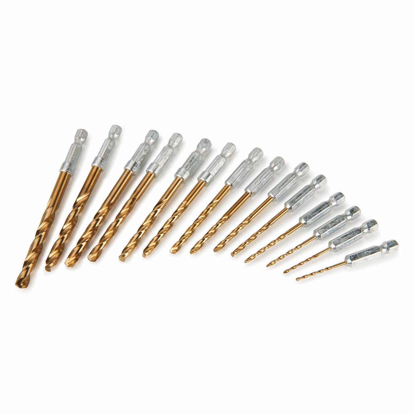 14Pc Titanium Hex Shank Drill Bit Set alt 2