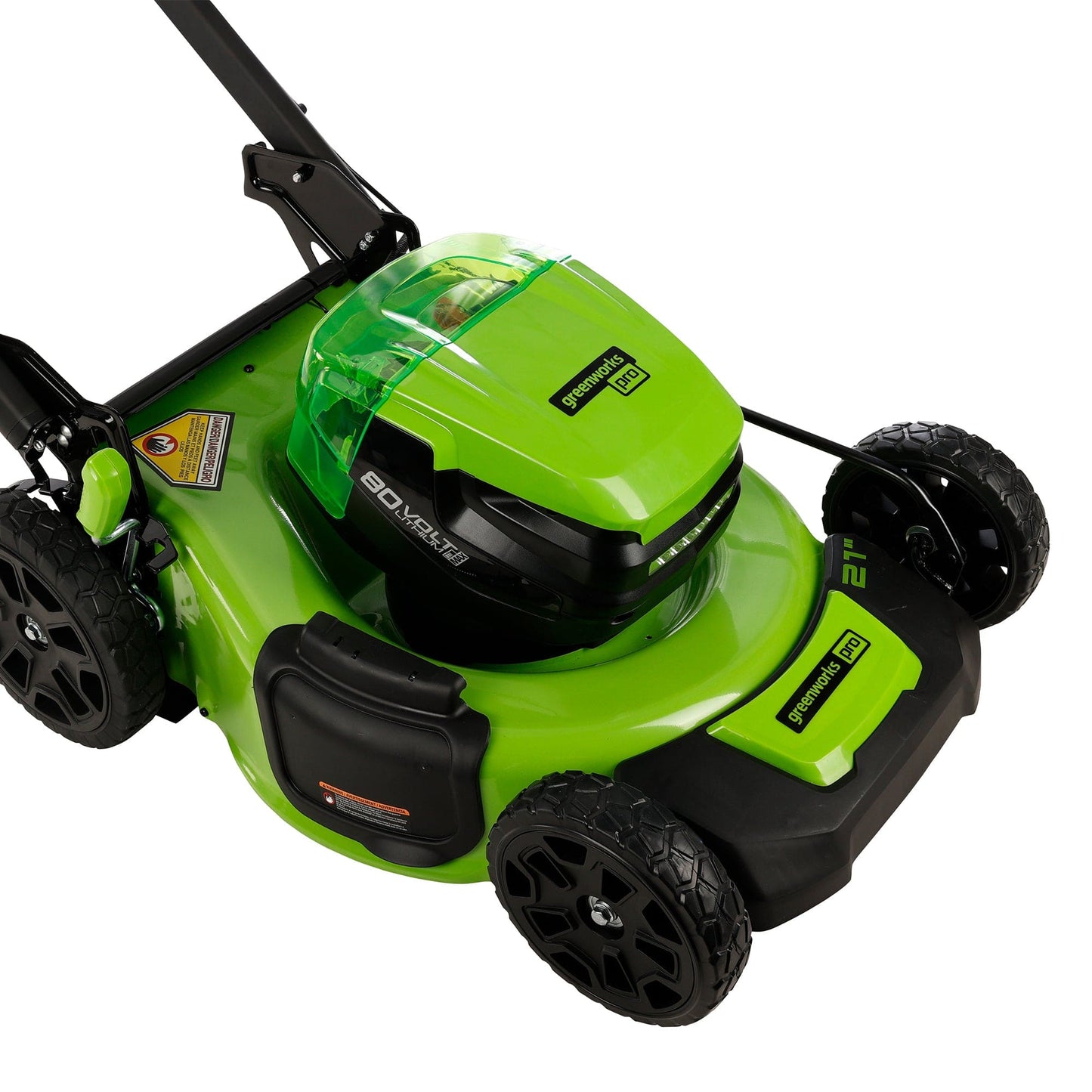 21" Push Mower, Dual Battery Ports with 4.0 Ah Battery and 4A Rapid Charger alt 0