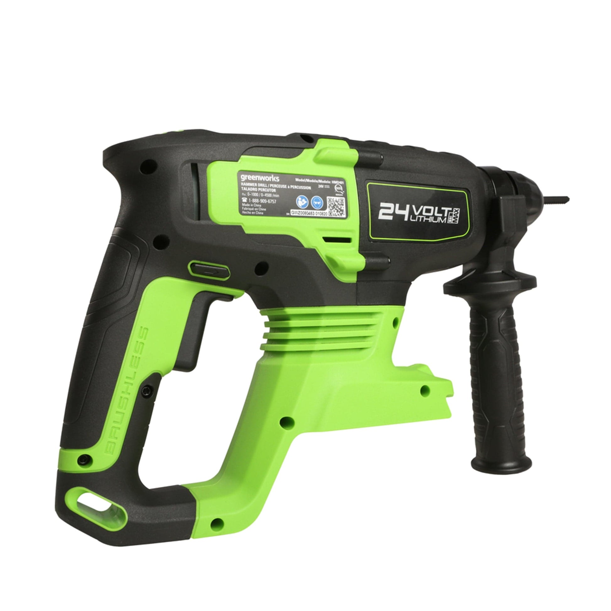 Greenworks 24V Carpentry Tool, Brushless Drill Driver Combo Kit Two 2ah Batteries Charger