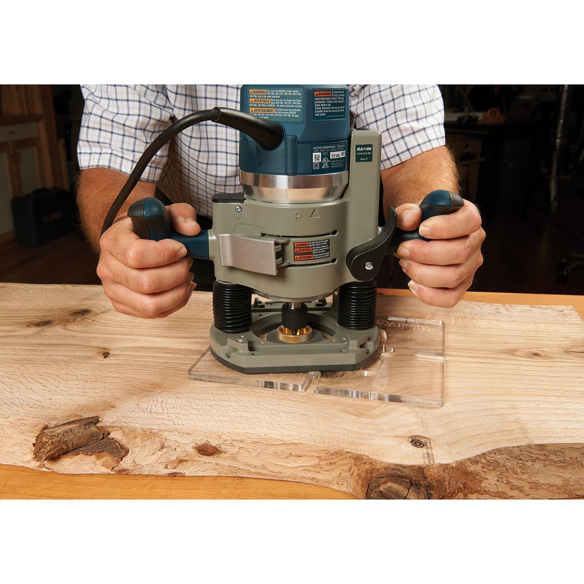 WoodRiver Router Inlay Template – Seagull | Woodcraft