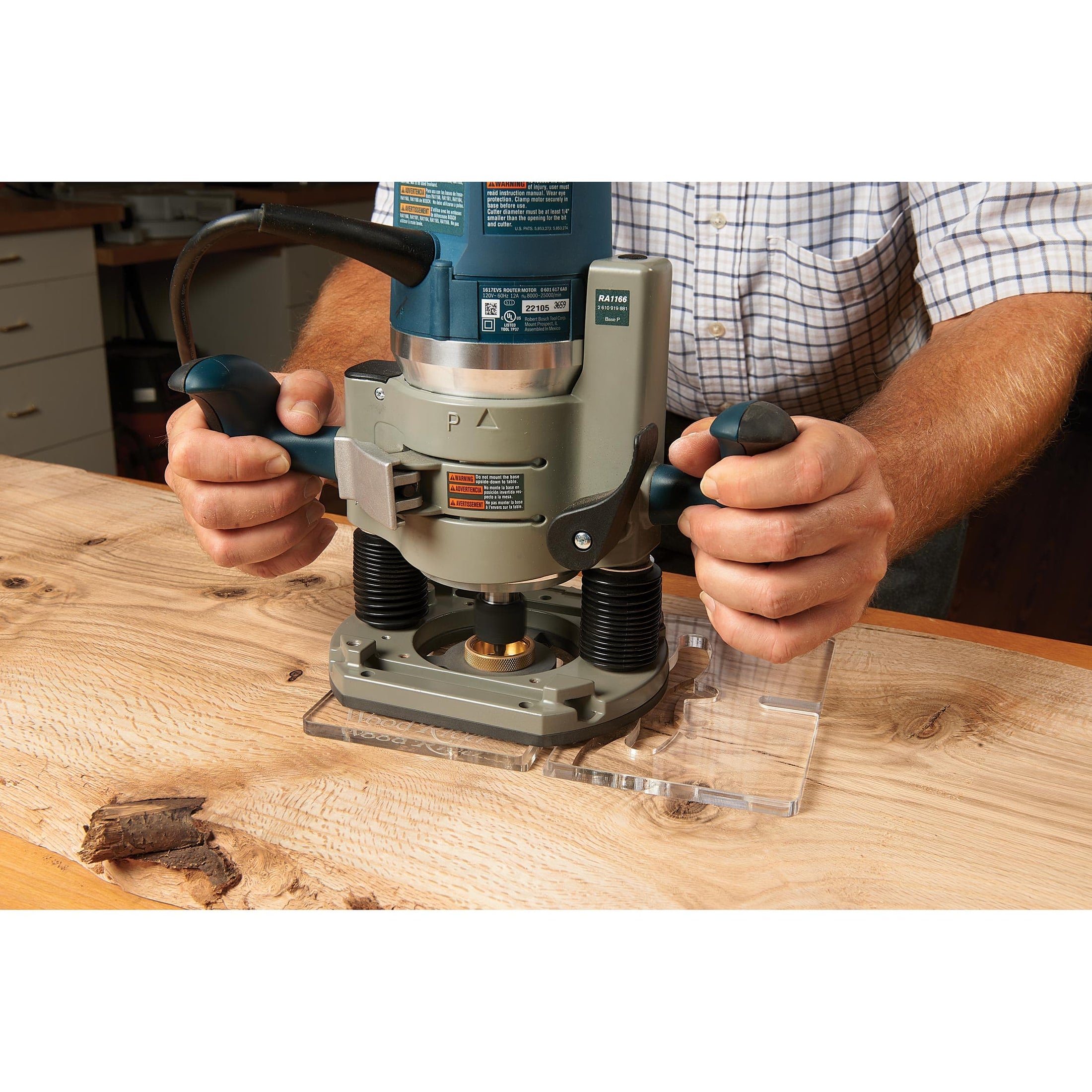 WoodRiver Router Inlay Template – Seagull | Woodcraft