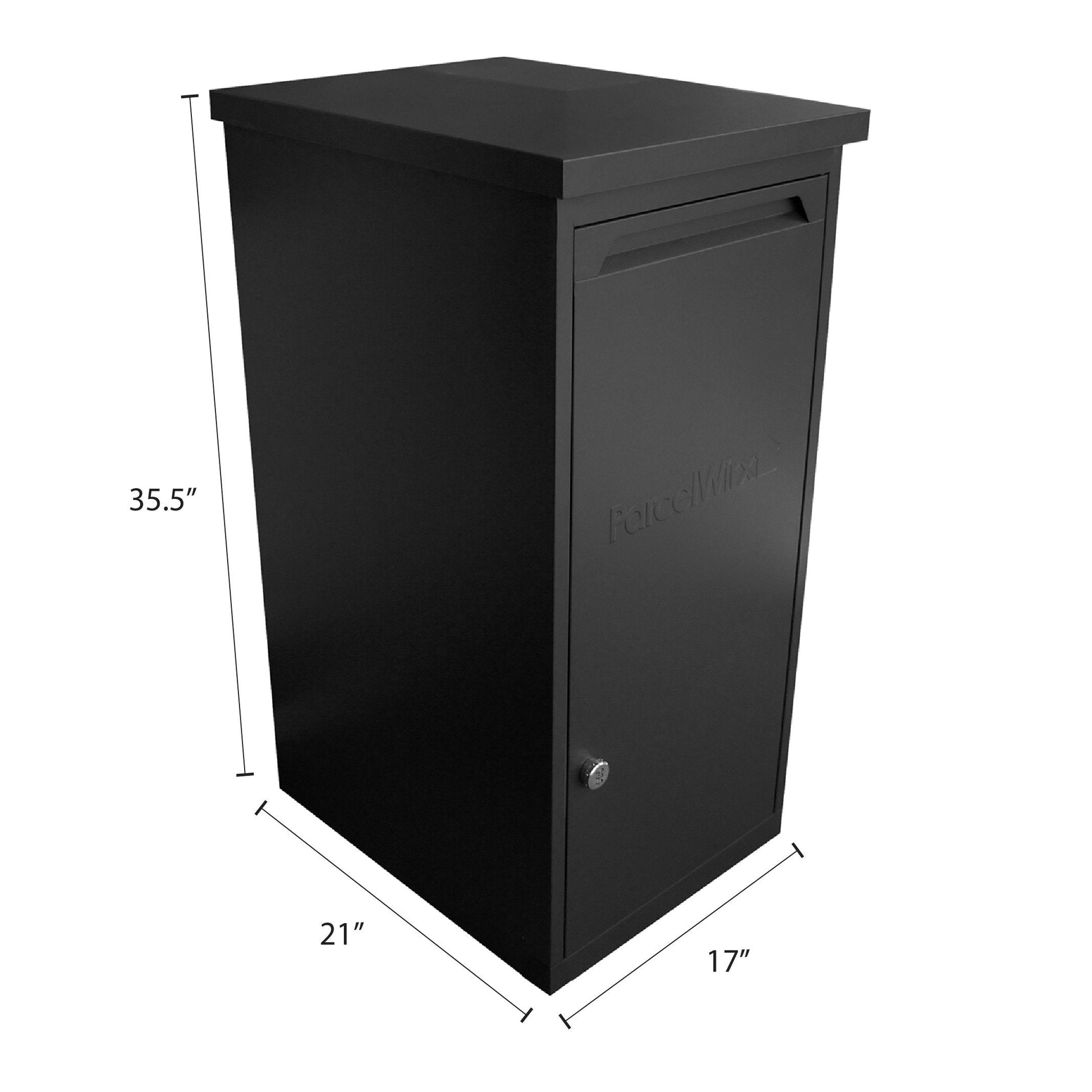 ParcelWirx Lockable Package Delivery Box Graphite alt 0