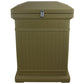 ParcelWirx Premium Vertical Lockable Package Delivery Box with Hinged Lid Oak alt 0