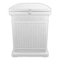 ParcelWirx Premium Vertical Lockable Package Delivery Box with Hinged Lid Slate Gray alt 0