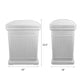 ParcelWirx Vertical Package Delivery Box with Lift Off Lid Slate Gray alt 0