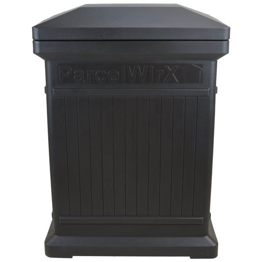 ParcelWirx Vertical Package Delivery Box with Lift Off Lid Graphite alt 0