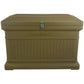 ParcelWirx Premium Horizontal Lockable Package Delivery Box with Hinged Lid Oak alt 0