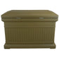 ParcelWirx Premium Horizontal Lockable Package Delivery Box with Hinged Lid Oak alt 0