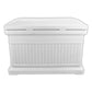 ParcelWirx Premium Horizontal Lockable Package Delivery Box with Hinged Lid Slate Gray alt 0
