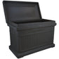 ParcelWirx Premium Horizontal Lockable Package Delivery Box with Hinged Lid Graphite alt 0