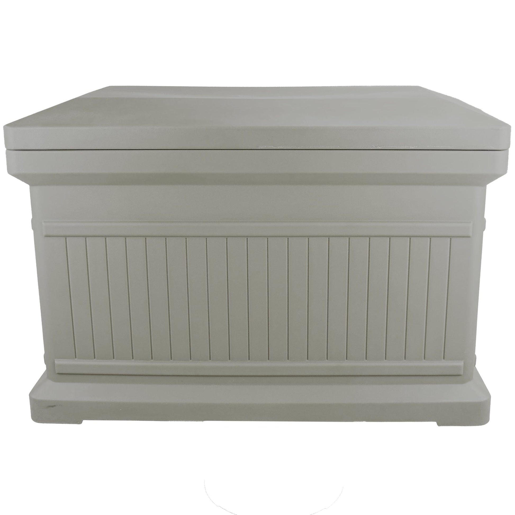 ParcelWirx Horizontal Package Delivery Box with Lift Off Lid Prestige Pewter alt 0