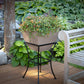 20" Square Garden Planter Oak alt 0