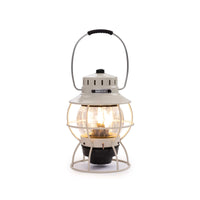 Railroad Lantern Vintage White alt 0