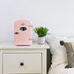 Retro Portable Mini Fridge 4L Pink 110V AC / 12V DC alt 0