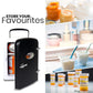Retro Portable Mini Fridge 4L Black 110V AC/ 12V DC alt 0