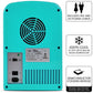 Retro Portable Mini Fridge 4L Green 110V AC / 12V DC alt 0