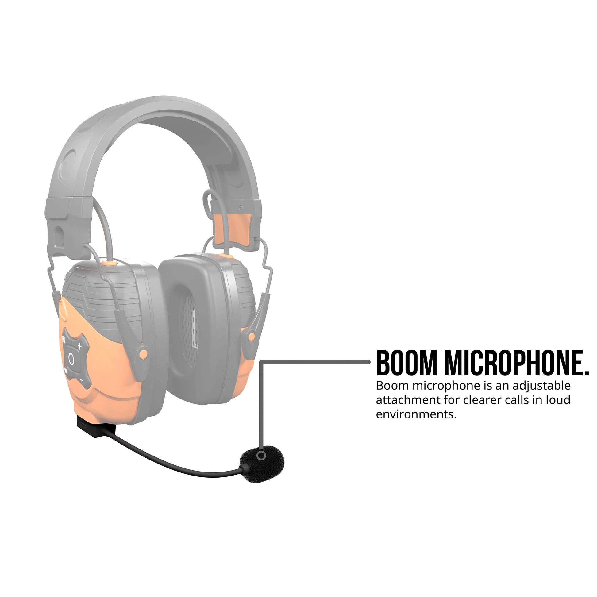 Detachable Boom Microphone for LINK 2.0 Models alt 1
