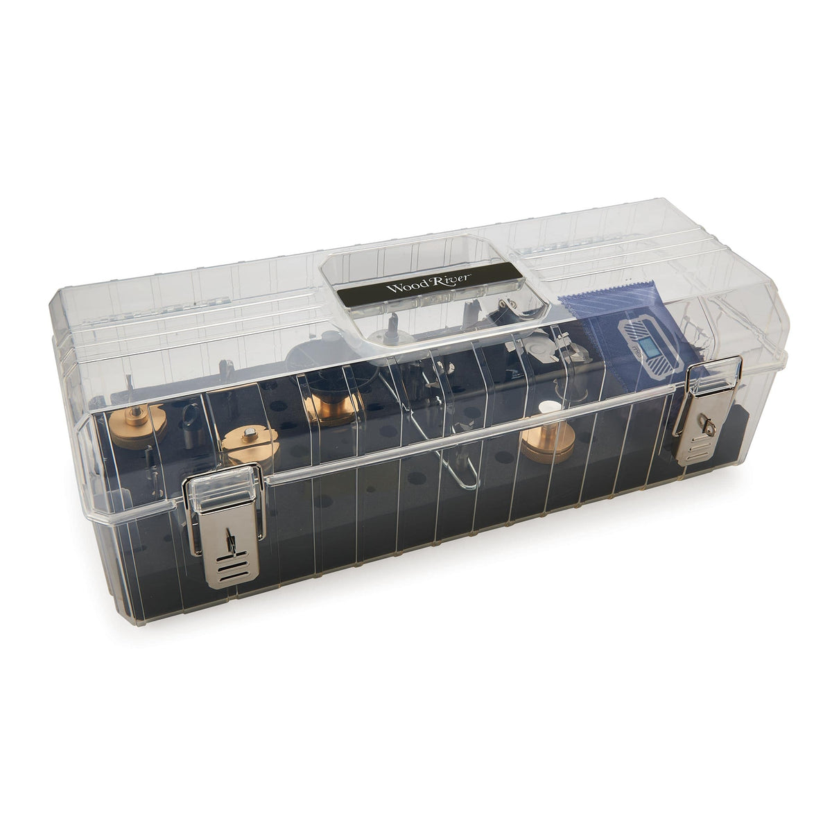 WoodRiver Router Bit Storage Case with Desiccant Bag | Woodcraft