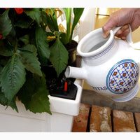 exaco calypso planter with trellis Calypso Planter Trellis Green