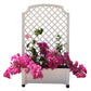 Calypso Planter Trellis White alt 0