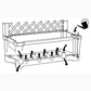 Calypso Planter Trellis White alt 0