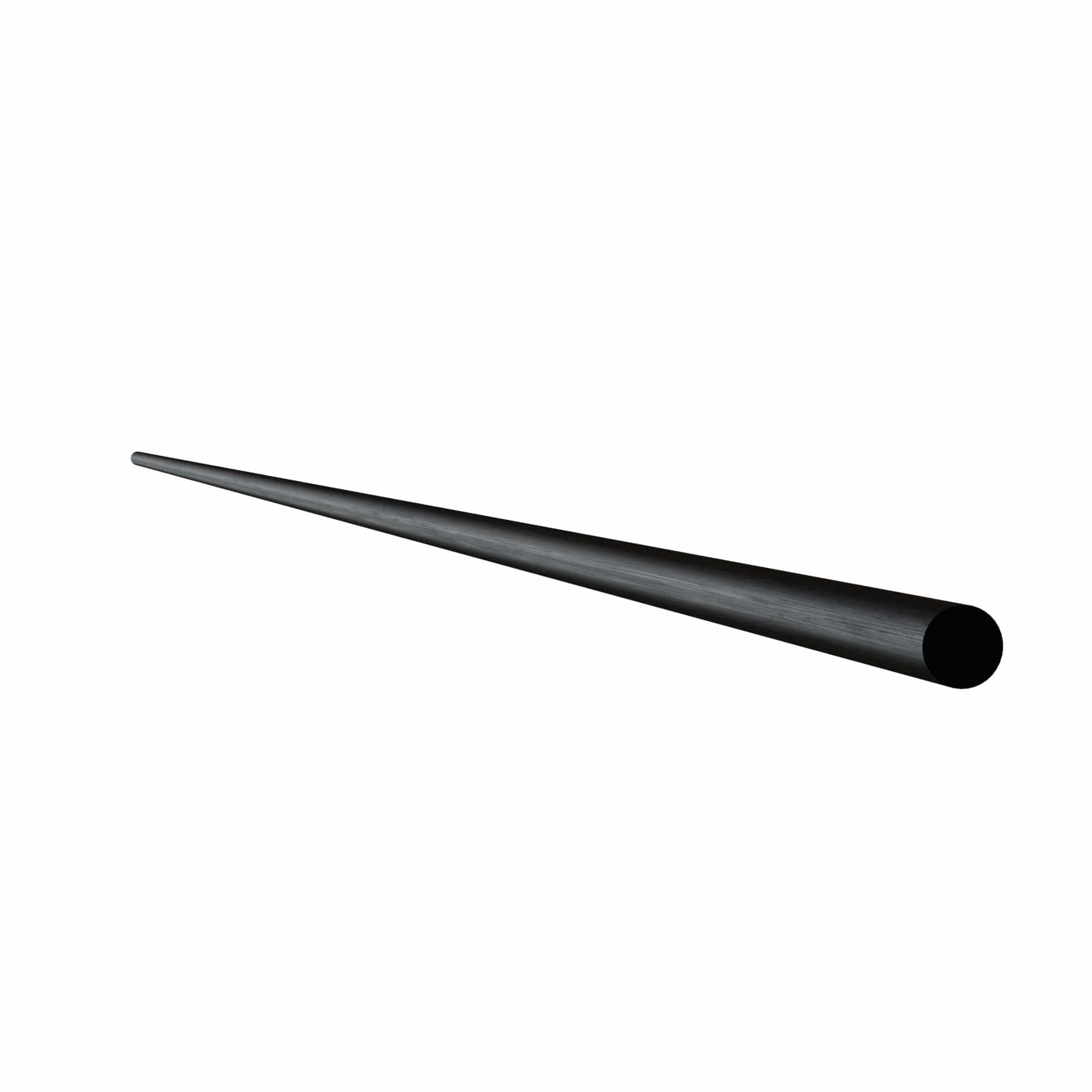 Gallery Rail Rod, Flat Black, 6mm x 36