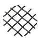 .5" Straight Flat Diamond Decorative Grille - Flat Black, 18" W x 48" L Sheet alt 5