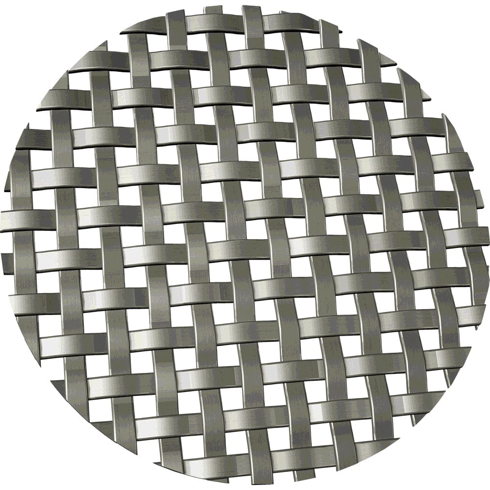.1875" Flat Square Decorative Grille - Antique Pewter, 18" W x 48" L Sheet alt 1875