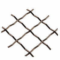 .75" Pressed Single Diamond Decorative Grille - Antique Brass, 36" W x 24" L Sheet alt 75