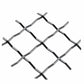 .75" Pressed Single Diamond Decorative Grille - Satin Nickel, 36" W x 24" L Sheet alt 75