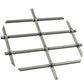 1" Flat Straight Weave Decorative Grille - Antique Pewter, 36" W x 24" L Sheet alt 0