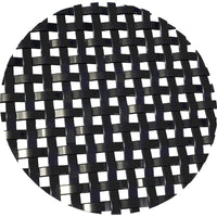 .1875" Flat Square Decorative Grille - Flat Black, 36" W x 24" L Sheet alt 1875