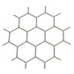 .5" Chicken Wire Decorative Grille - Antique Pewter, 34" W x 48" L Sheet alt 5