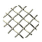 .5" Straight Flat Diamond Decorative Grille - Antique Pewter, 36" W x 48" L Sheet alt 5