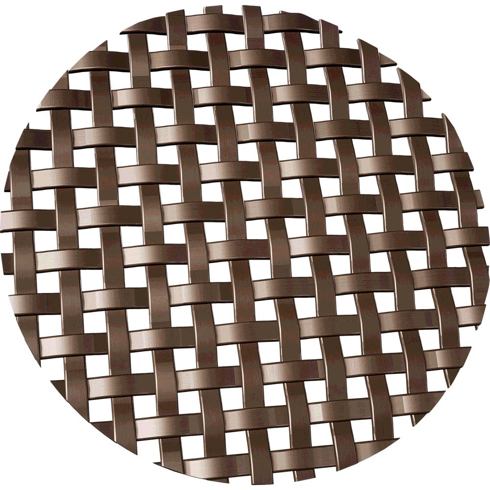 .1875" Flat Square Decorative Grille - Antique Brass, 36" W x 48" L Sheet alt 1875
