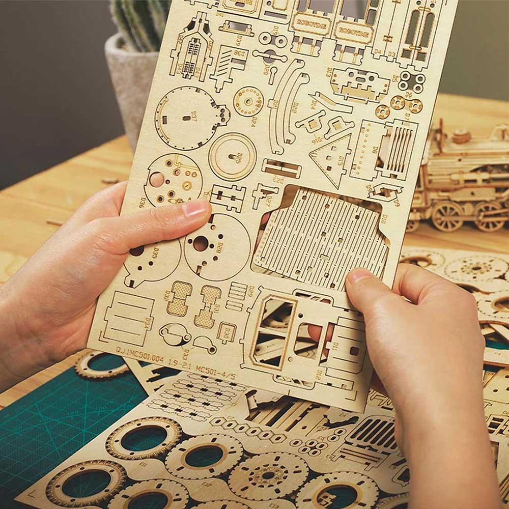 Army Field Car 3D Wooden Puzzle