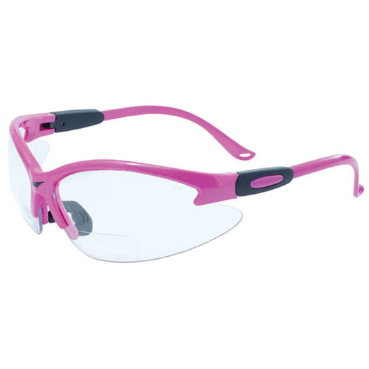 Cougar Pink Frame +2.5 Clear Anti-Fog Bifocal Safety Lenses alt 5