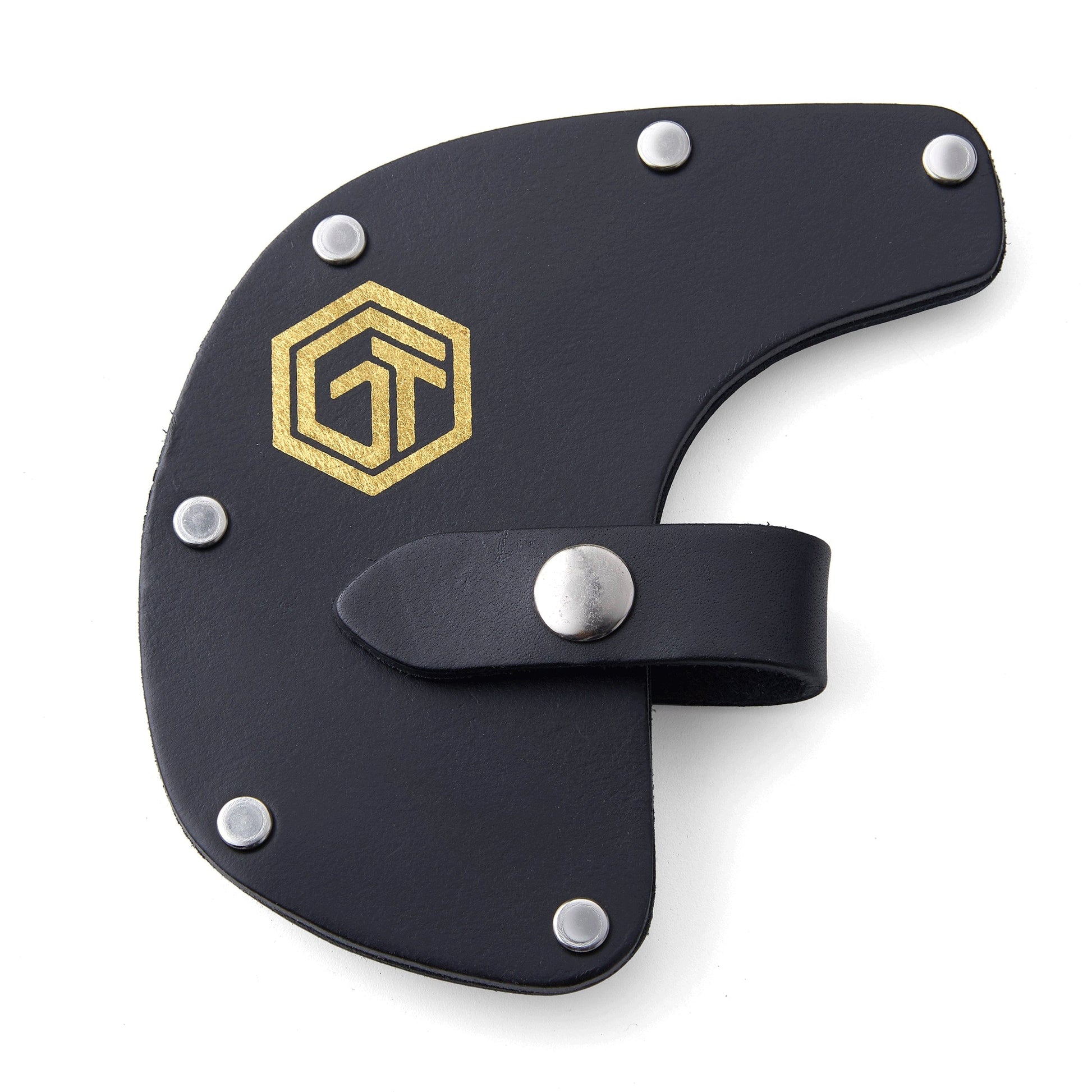 Black Leather Deluxe Survival Axe Sheath alt 0