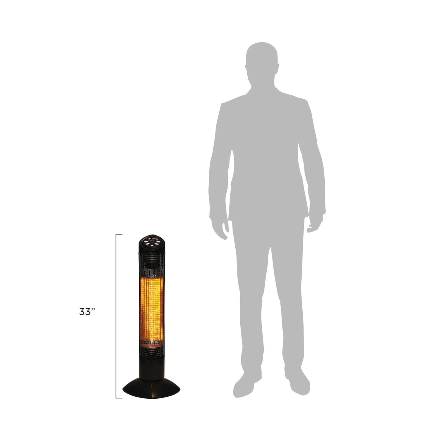 Westinghouse Infrared Electric Outdoor Heater - Freestanding  Oscillating With Remote alt 0
