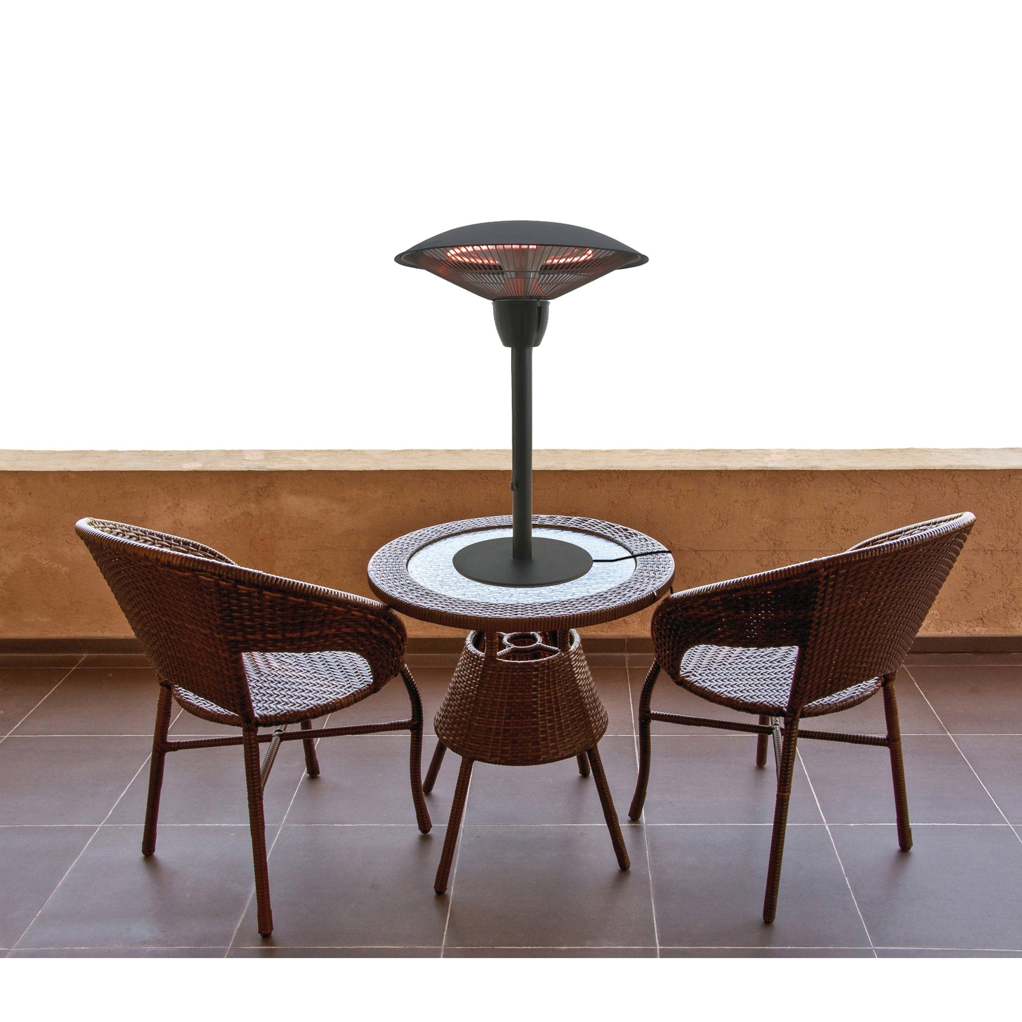 Westinghouse Westinghouse Infrared Electric Outdoor Heater Table Top Woodcraft