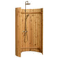 Ellipse Outdoor Shower, Rustic Cedar alt 0