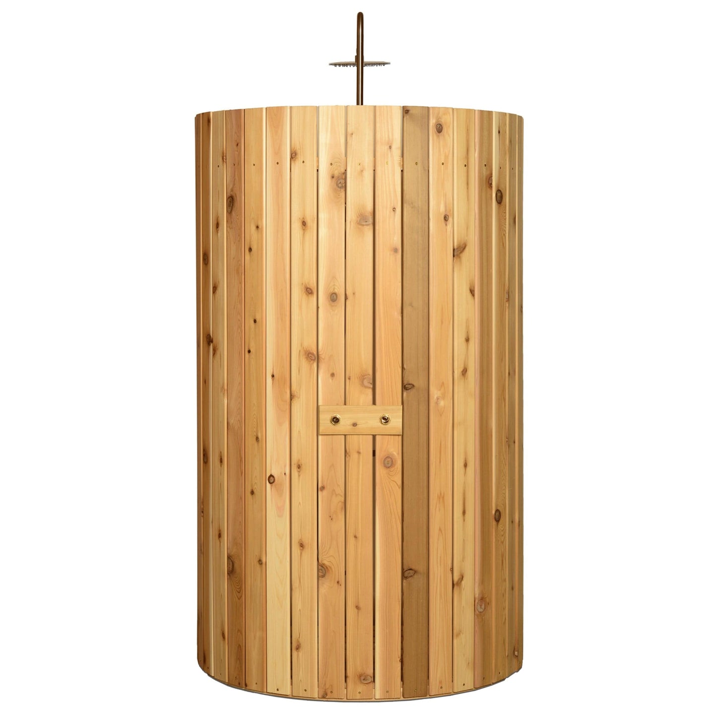 Ellipse Outdoor Shower, Rustic Cedar alt 0