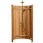 Ellipse Outdoor Shower, Clear Cedar alt 0