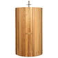 Ellipse Outdoor Shower, Clear Cedar alt 0